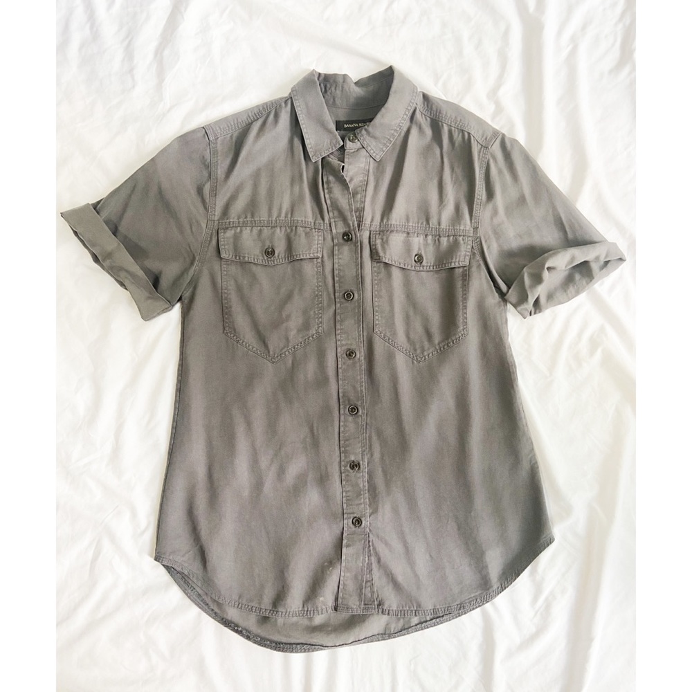 Banana Republic Charcoal Grey Top